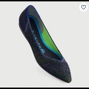 Rothy’s Point - Metallic Lattice Stitch - Size 8